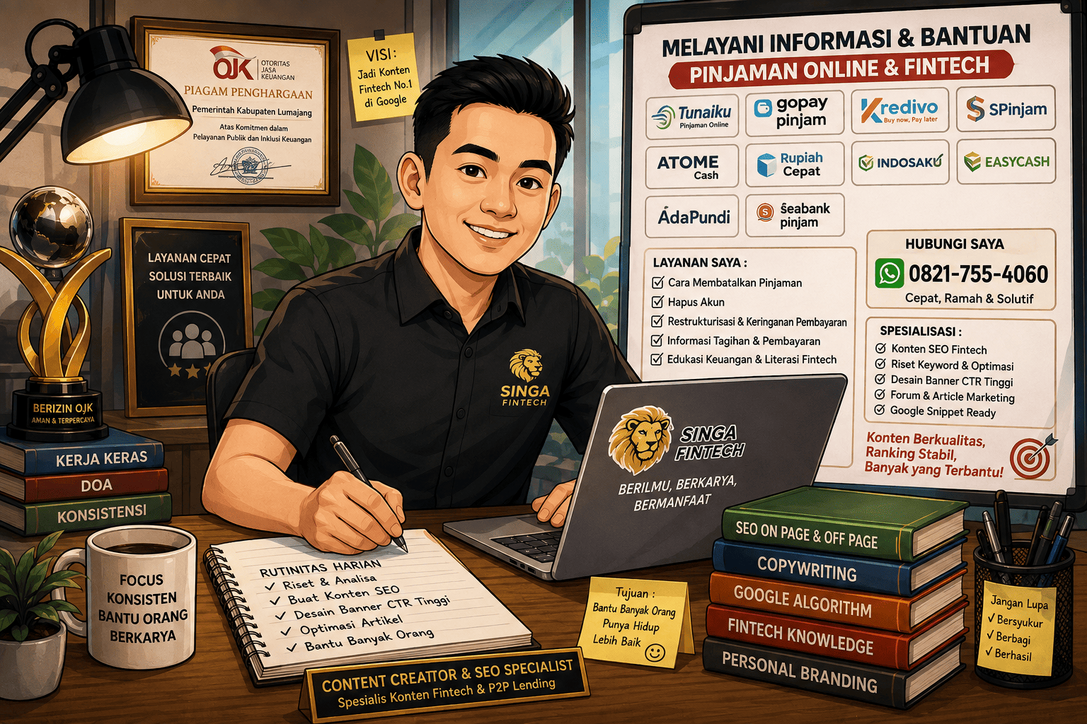 Cara Mendapatkan nomor telepon Call Center Spinjam 