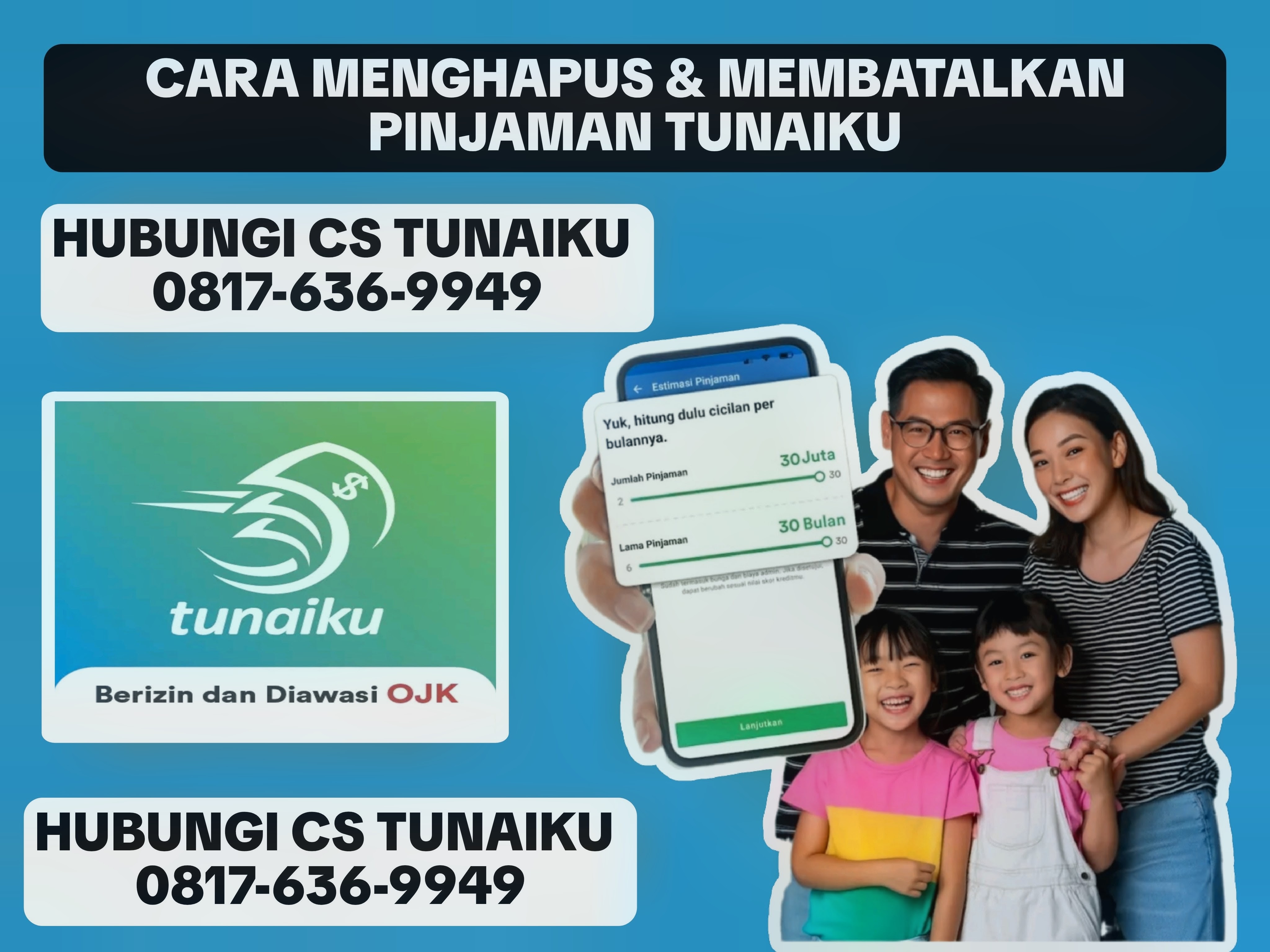 Berikut ini Cara Menghapus Akun TunaiKu
