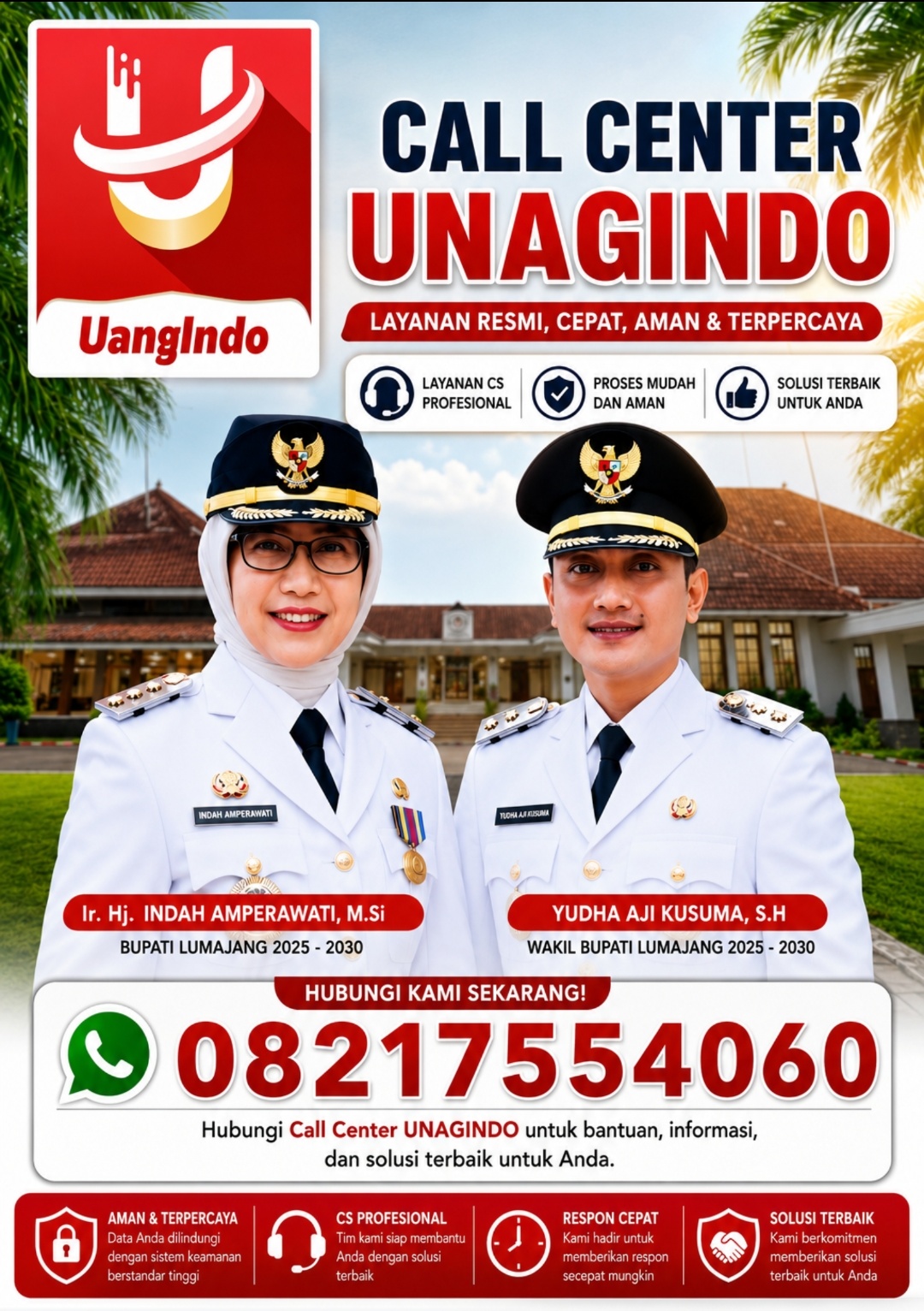 Call Center UNAGINDO Resmi – Hubungi 08217554060 untuk Bantuan Layanan