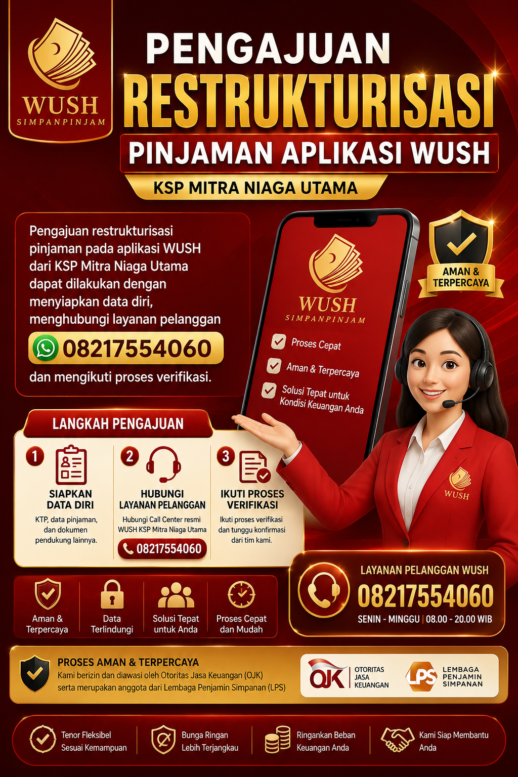 Cs Wush Ksp Mitra Niaga Utama - Call Center Wush - Customer Service wush