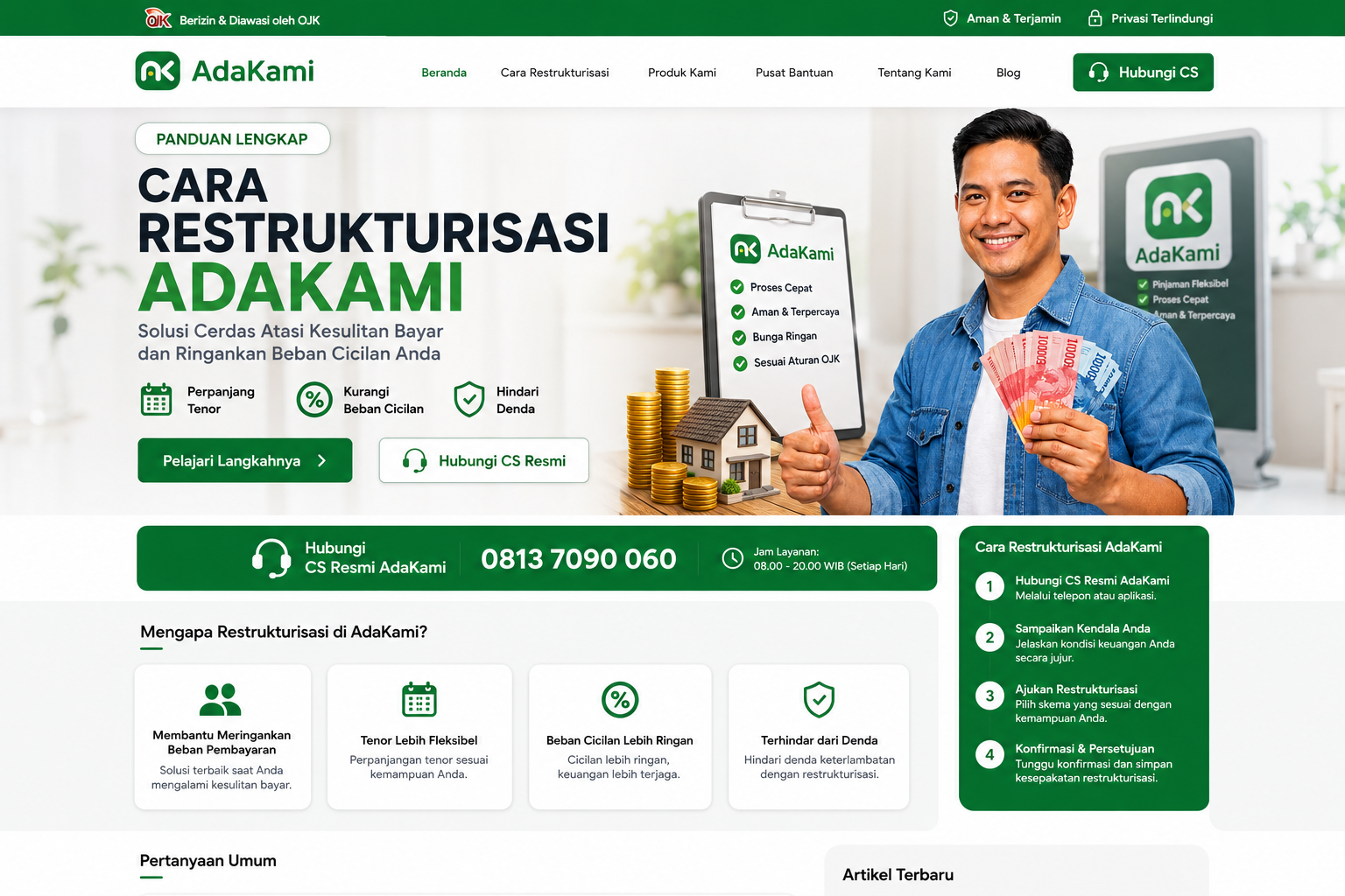 Cara Restrukturisasi AdaKami – Informasi Bantuan Pembayaran