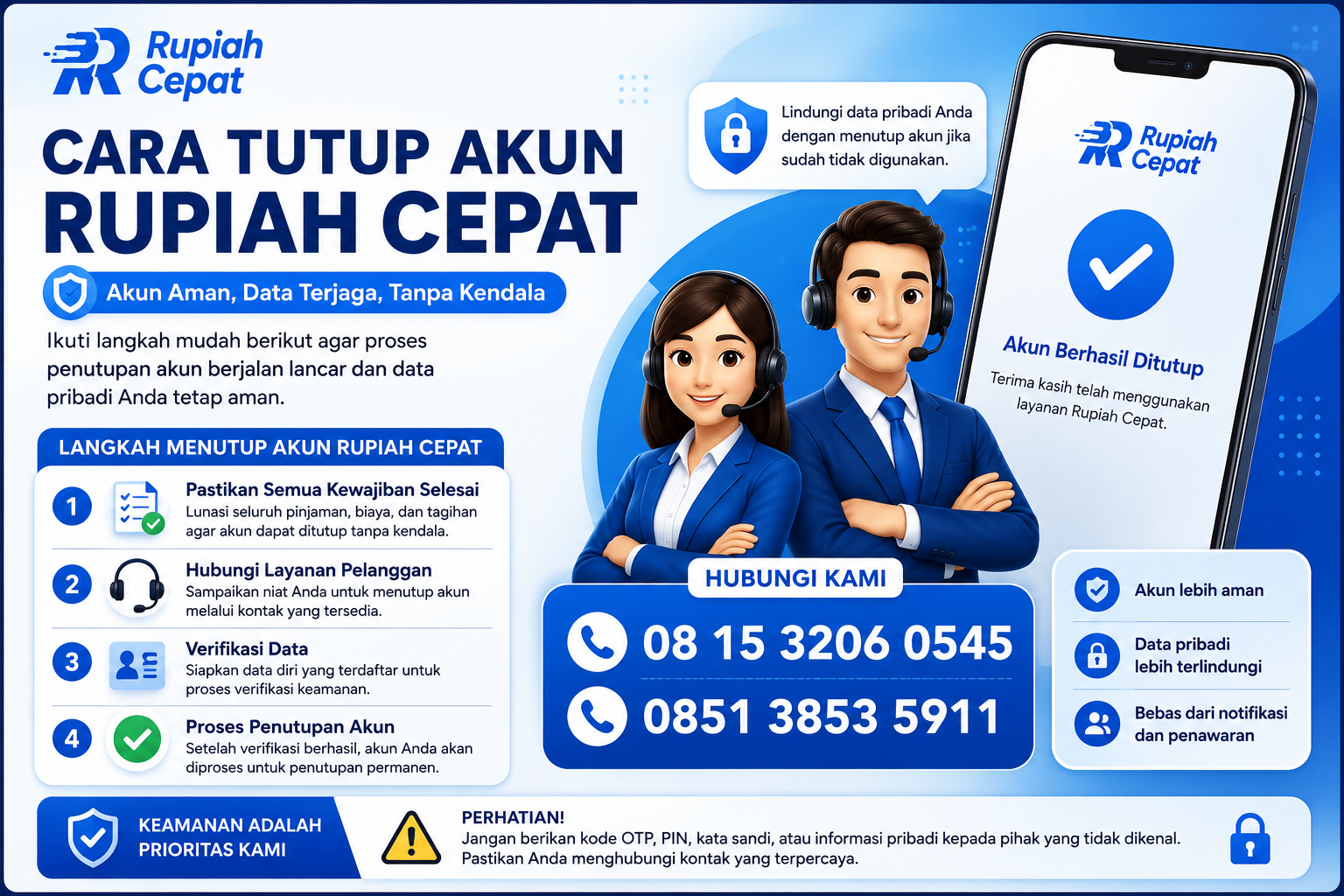 Cara Tutup Akun Rupiah Cepat