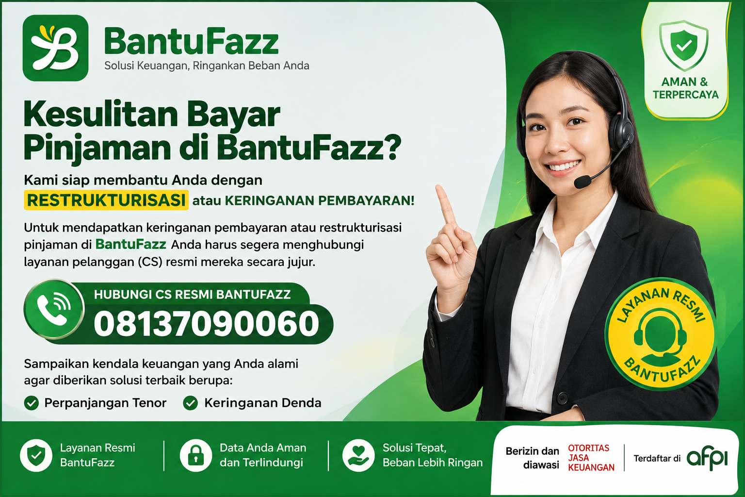 Cara Menghubungi Customer service BantuFazz