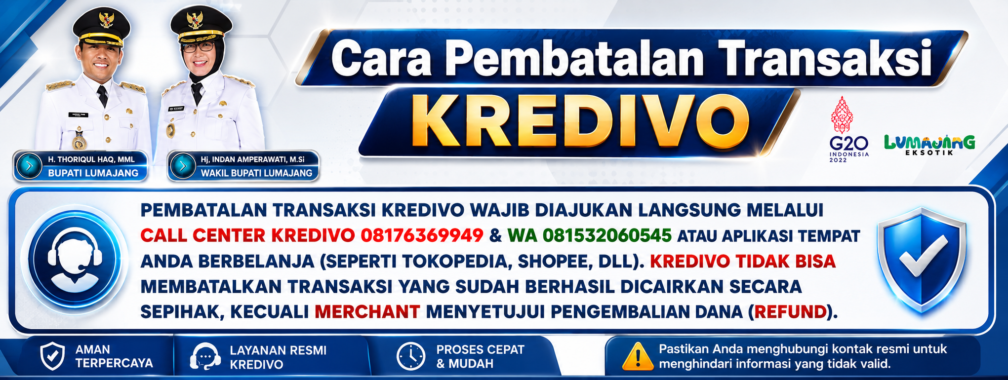 CARA PEMBATALAN TRANSAKSI KREDIVO- Lumajangkab