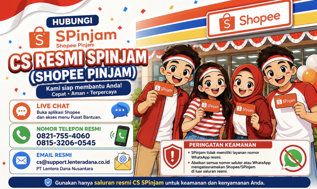Nomor Telepon Call center (Shopee Pinjam) 